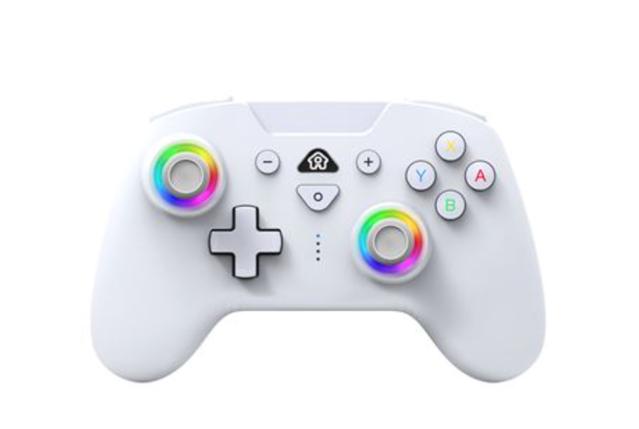 Subsonic Wireless LED Controller (White) – Bluetooth – Compatible with Nintendo Switch